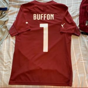 buffon puma italy jersey 100% authentic shirt and printing